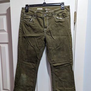 Kut from the Kloth Natalie High Rise Bootcut sz 14 Custom Dye